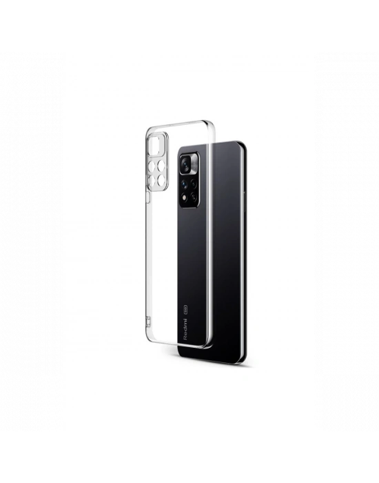 Newface Xiaomi Redmi Note 11 Pro Plus 5G Kılıf Lüx Şeffaf Silikon