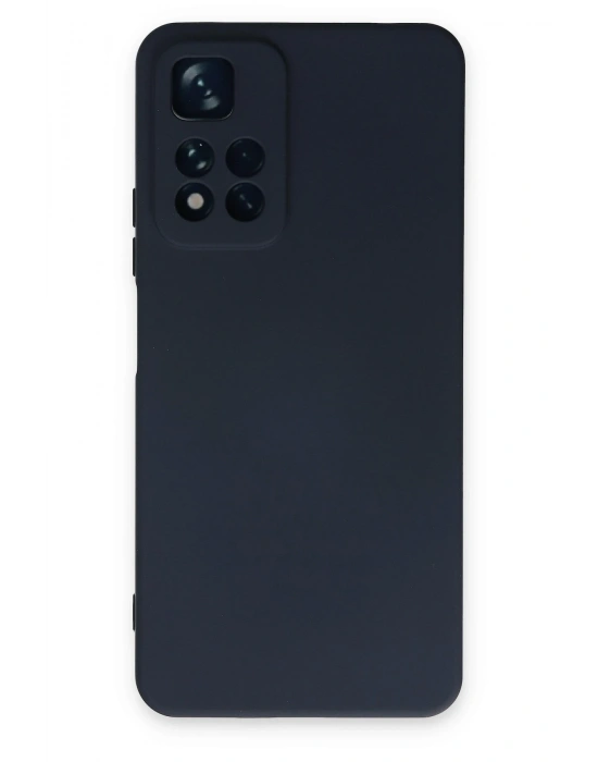 Newface Xiaomi Redmi Note 11 Pro Plus 5G Kılıf Nano içi Kadife Silikon - Lacivert