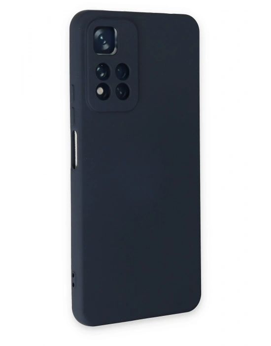 Newface Xiaomi Redmi Note 11 Pro Plus 5G Kılıf Nano içi Kadife Silikon - Lacivert
