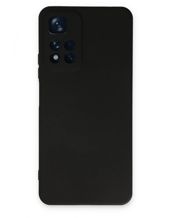 Newface Xiaomi Redmi Note 11 Pro Plus 5G Kılıf Nano içi Kadife Silikon - Siyah