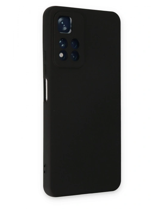 Newface Xiaomi Redmi Note 11 Pro Plus 5G Kılıf Nano içi Kadife Silikon - Siyah