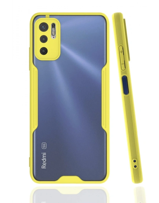 Newface Xiaomi Redmi Note 11 SE Kılıf Platin Silikon - Sarı