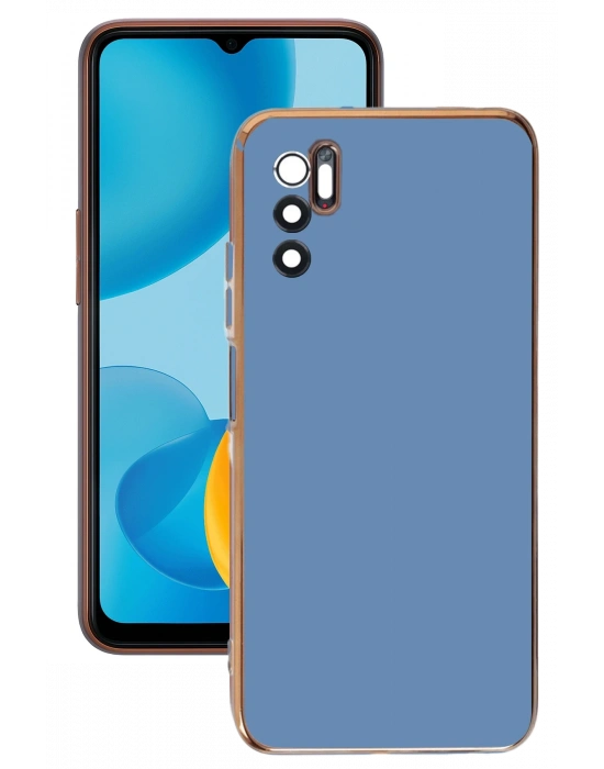 Newface Xiaomi Redmi Note 11 SE Kılıf Volet Silikon - Mavi