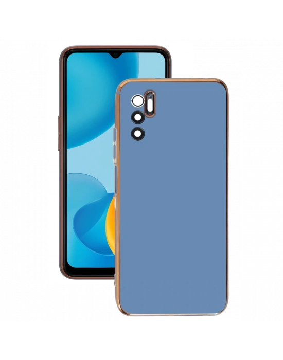 Newface Xiaomi Redmi Note 11 SE Kılıf Volet Silikon - Mavi