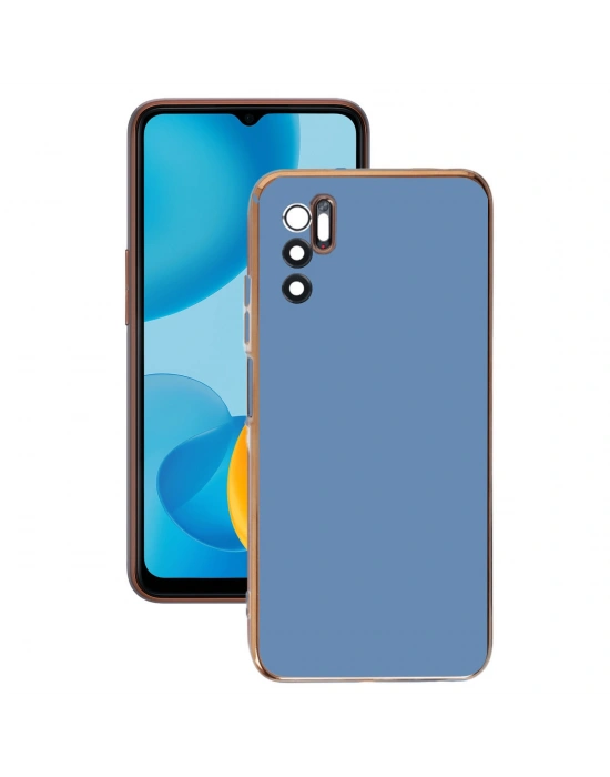 Newface Xiaomi Redmi Note 11 SE Kılıf Volet Silikon - Mavi