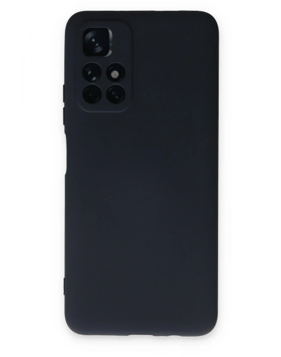 Newface Xiaomi Redmi Note 11T Kılıf Nano içi Kadife Silikon - Lacivert