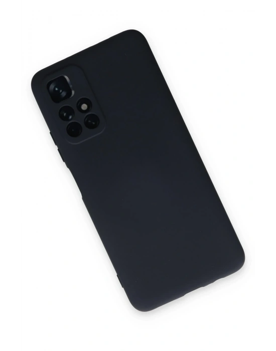 Newface Xiaomi Redmi Note 11T Kılıf Nano içi Kadife Silikon - Lacivert