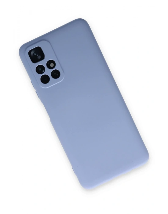 Newface Xiaomi Redmi Note 11T Kılıf Nano içi Kadife Silikon - Lila