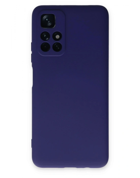 Newface Xiaomi Redmi Note 11T Kılıf Nano içi Kadife Silikon - Mor