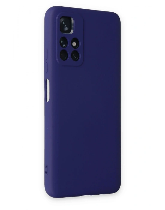 Newface Xiaomi Redmi Note 11T Kılıf Nano içi Kadife Silikon - Mor