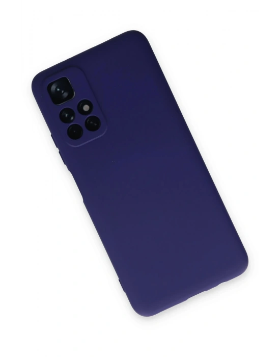 Newface Xiaomi Redmi Note 11T Kılıf Nano içi Kadife Silikon - Mor