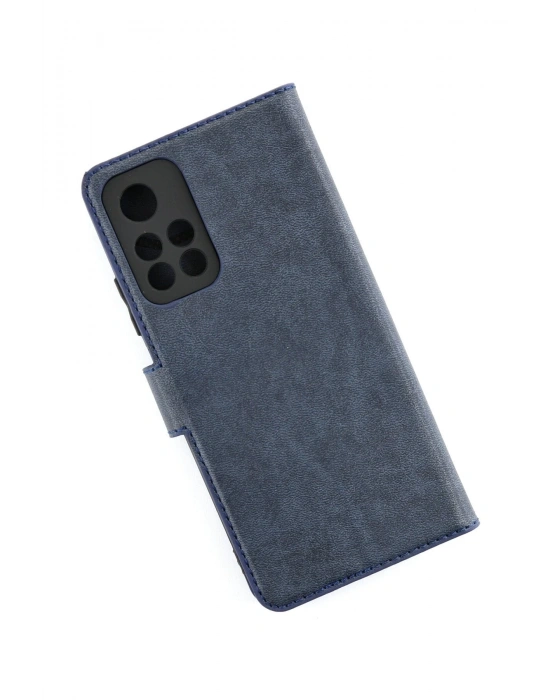 Newface Xiaomi Redmi Note 11T Kılıf Trend S Plus Kapaklı Kılıf - Lacivert