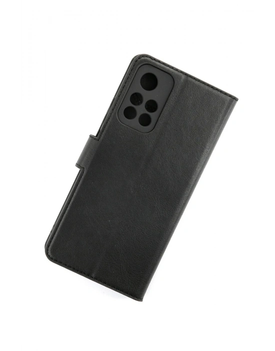 Newface Xiaomi Redmi Note 11T Kılıf Trend S Plus Kapaklı Kılıf - Siyah