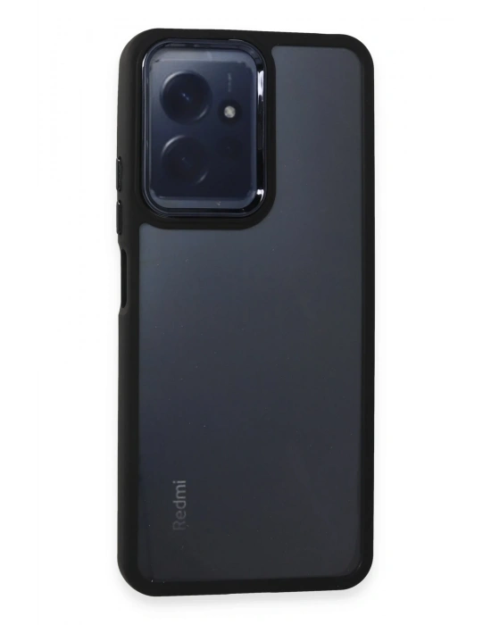 Newface Xiaomi Redmi Note 12 4G Kılıf Dora Kapak - Siyah