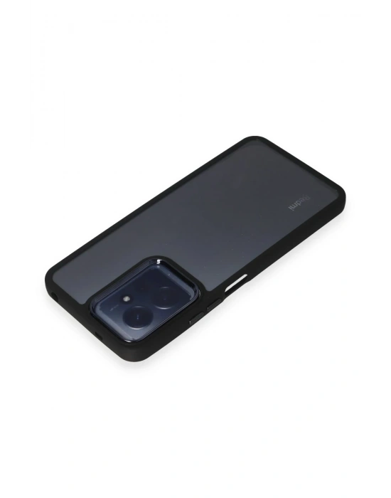 Newface Xiaomi Redmi Note 12 4G Kılıf Dora Kapak - Siyah