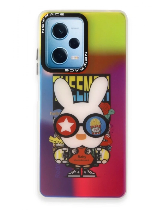 Newface Xiaomi Redmi Note 12 4G Kılıf Estoril Desenli Kapak - Estoril - 10