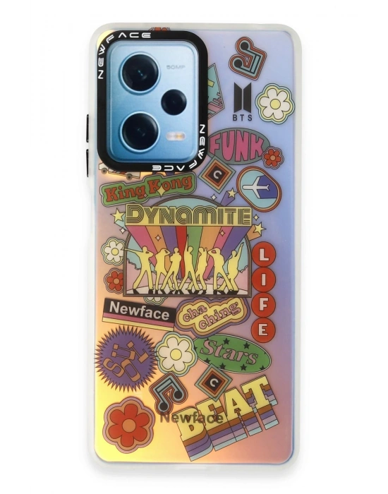 Newface Xiaomi Redmi Note 12 4G Kılıf Estoril Desenli Kapak - Estoril - 14