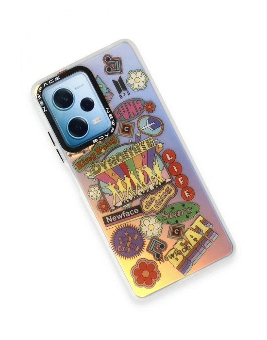 Newface Xiaomi Redmi Note 12 4G Kılıf Estoril Desenli Kapak - Estoril - 14