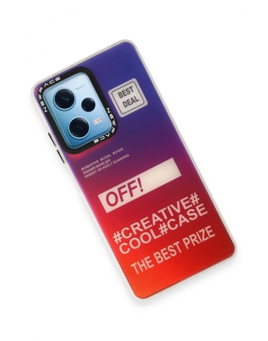 Newface Xiaomi Redmi Note 12 4G Kılıf Estoril Desenli Kapak - Estoril - 9