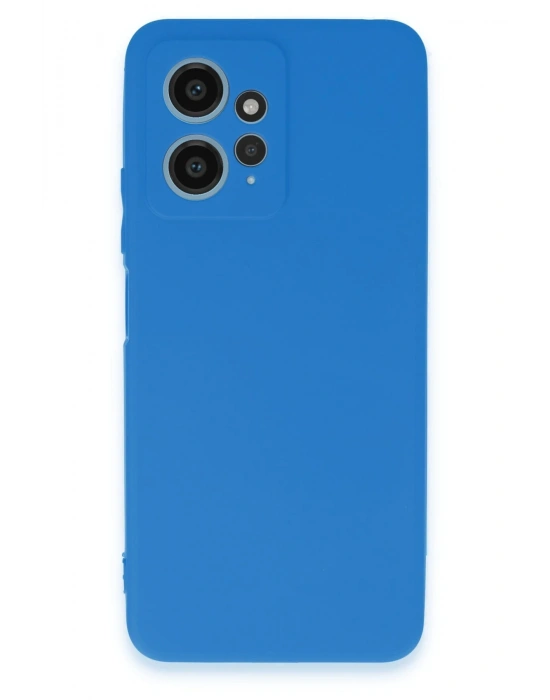 Newface Xiaomi Redmi Note 12 4G Kılıf First Silikon - Mavi