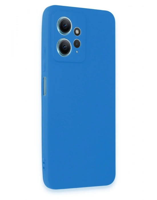 Newface Xiaomi Redmi Note 12 4G Kılıf First Silikon - Mavi