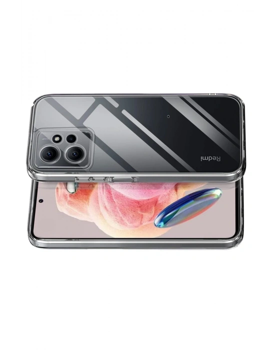 Newface Xiaomi Redmi Note 12 4G Kılıf Lüx Şeffaf Silikon