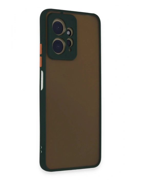 Newface Xiaomi Redmi Note 12 4G Kılıf Montreal Silikon Kapak - Yeşil