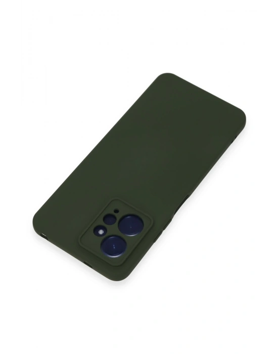 Newface Xiaomi Redmi Note 12 4G Kılıf Nano içi Kadife Silikon - Koyu Yeşil