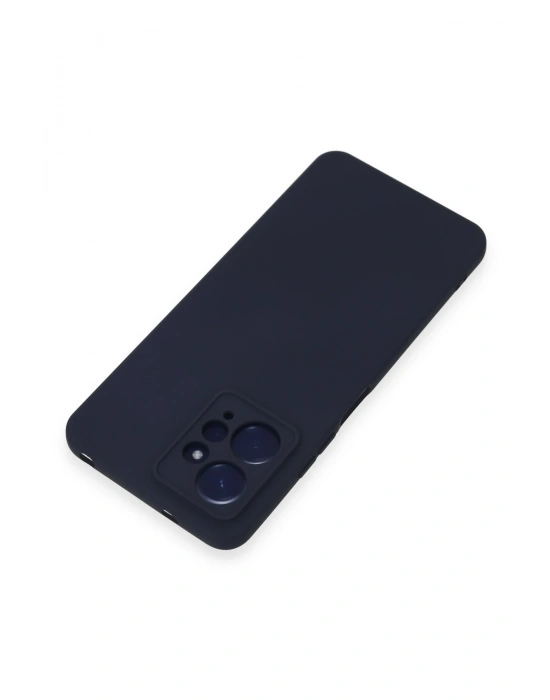 Newface Xiaomi Redmi Note 12 4G Kılıf Nano içi Kadife Silikon - Lacivert