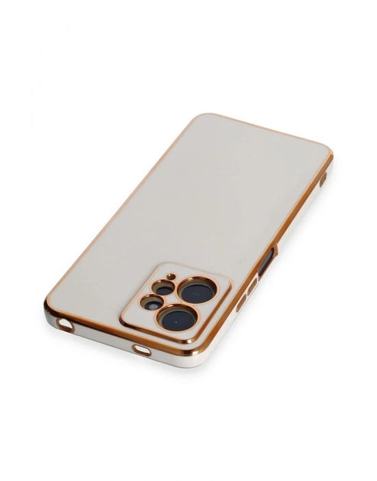 Newface Xiaomi Redmi Note 12 4G Kılıf Volet Silikon - Beyaz