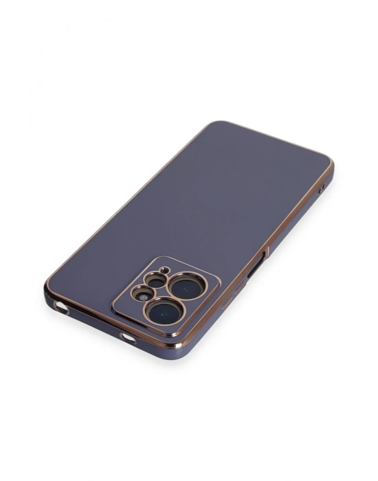 Newface Xiaomi Redmi Note 12 4G Kılıf Volet Silikon - Mavi