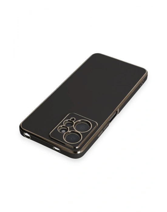 Newface Xiaomi Redmi Note 12 4G Kılıf Volet Silikon - Siyah