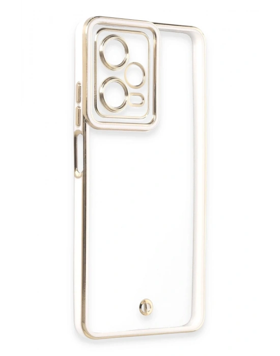 Newface Xiaomi Redmi Note 12 5G Kılıf Liva Lens Silikon - Beyaz