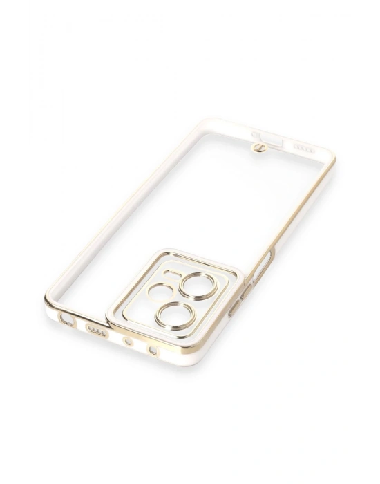 Newface Xiaomi Redmi Note 12 5G Kılıf Liva Lens Silikon - Beyaz