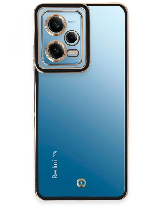 Newface Xiaomi Redmi Note 12 5G Kılıf Liva Lens Silikon - Siyah