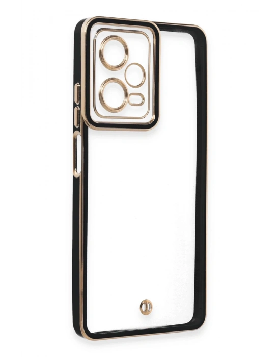 Newface Xiaomi Redmi Note 12 5G Kılıf Liva Lens Silikon - Siyah