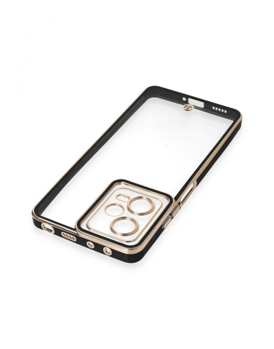 Newface Xiaomi Redmi Note 12 5G Kılıf Liva Lens Silikon - Siyah