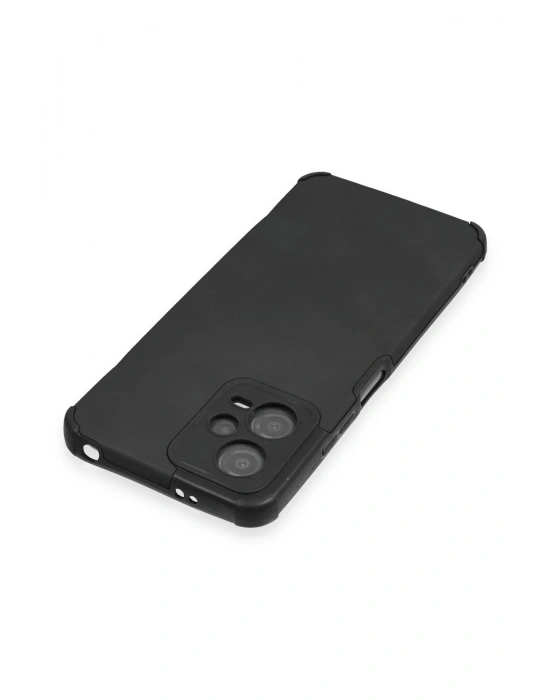 Newface Xiaomi Redmi Note 12 5G Kılıf Loop Deri Silikon - Siyah