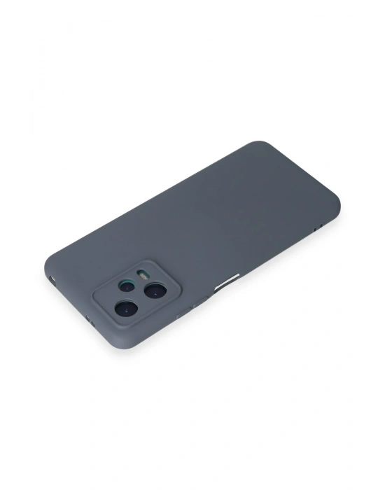 Newface Xiaomi Redmi Note 12 5G Kılıf Nano içi Kadife Silikon - Gri