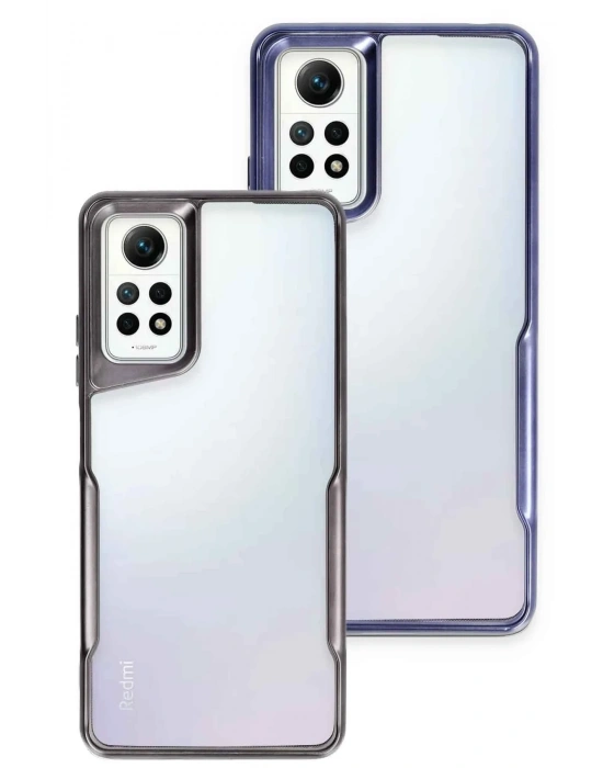 Newface Xiaomi Redmi Note 12 Pro 4G Kılıf Boyi Silikon Kapak - Siyah