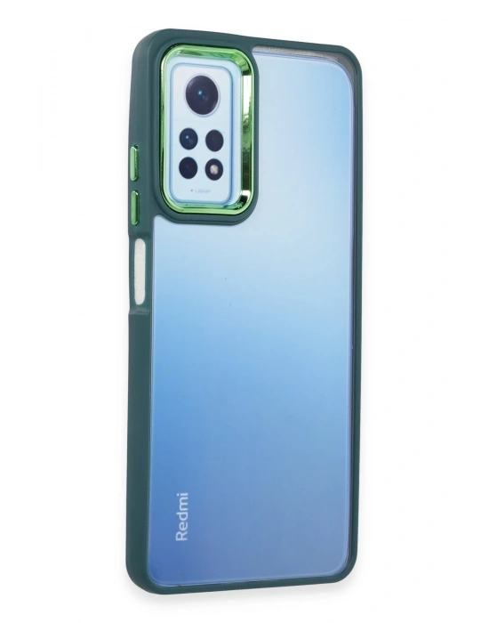 Newface Xiaomi Redmi Note 12 Pro 4G Kılıf Dora Kapak - Haki Yeşil