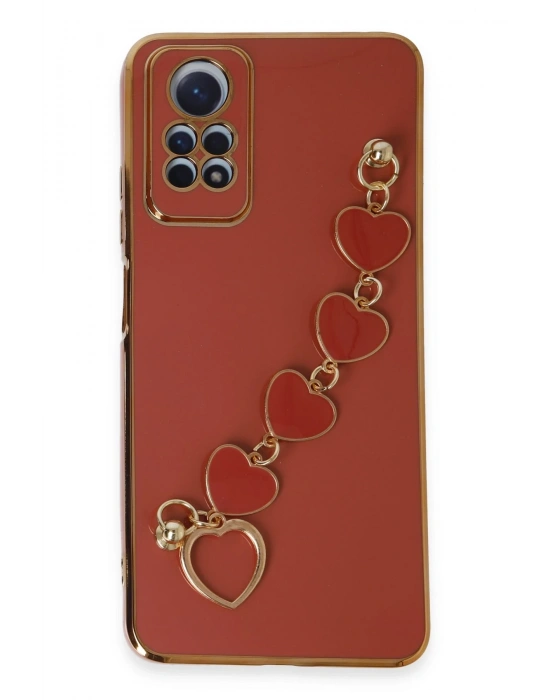 Newface Xiaomi Redmi Note 12 Pro 4G Kılıf Esila Silikon - Kırmızı