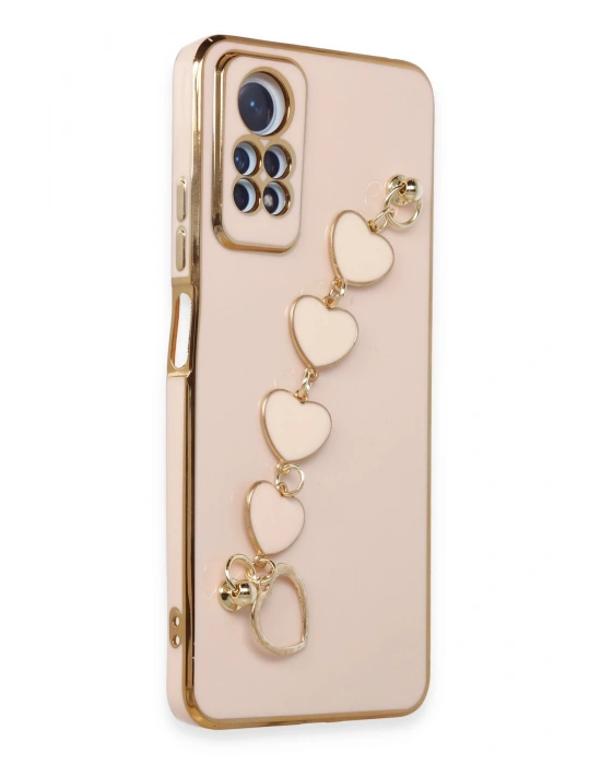 Newface Xiaomi Redmi Note 12 Pro 4G Kılıf Esila Silikon - Pudra