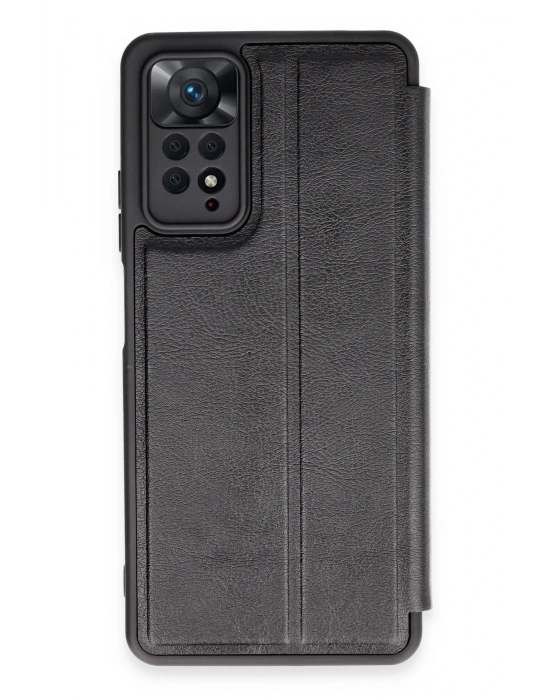 Newface Xiaomi Redmi Note 12 Pro 4G Kılıf Flip Cover - Siyah