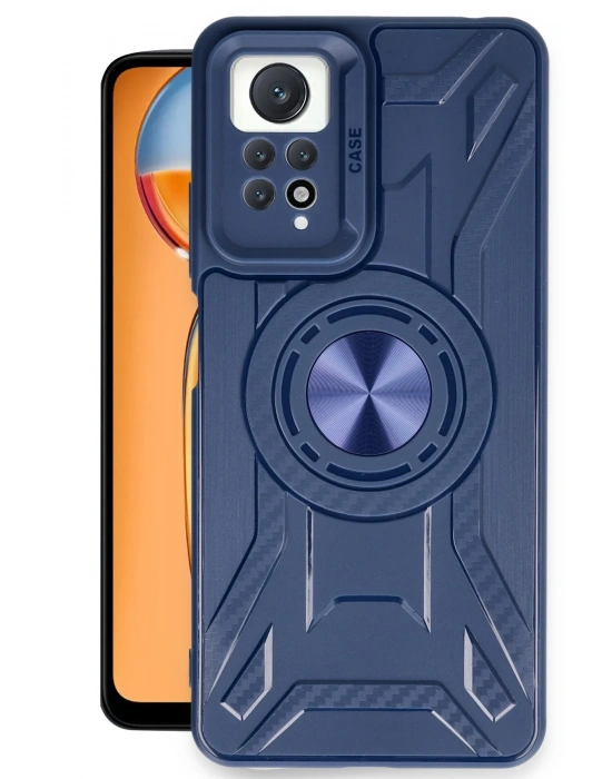 Newface Xiaomi Redmi Note 12 Pro 4G Kılıf Lincoln Silikon - Lacivert