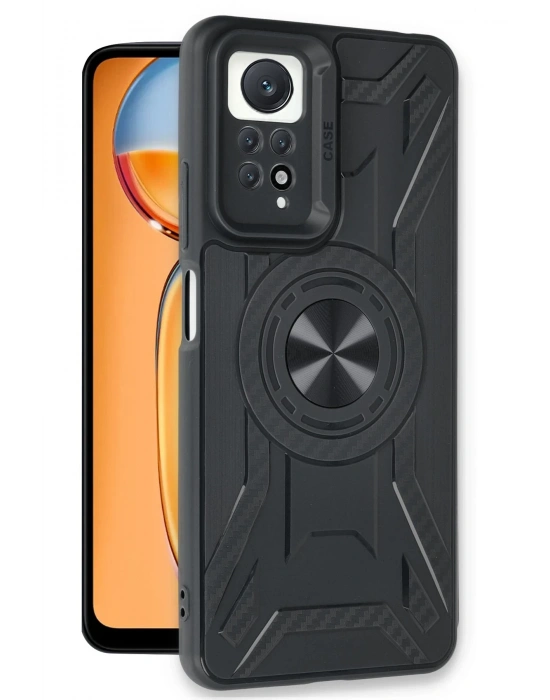 Newface Xiaomi Redmi Note 12 Pro 4G Kılıf Lincoln Silikon - Siyah