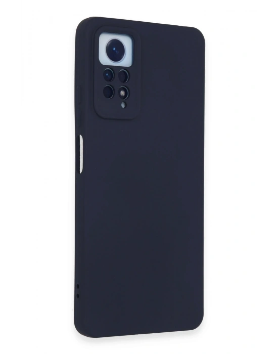 Newface Xiaomi Redmi Note 12 Pro 4G Kılıf Nano içi Kadife Silikon - Lacivert