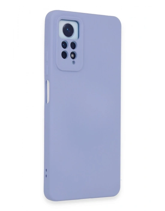 Newface Xiaomi Redmi Note 12 Pro 4G Kılıf Nano içi Kadife Silikon - Lila
