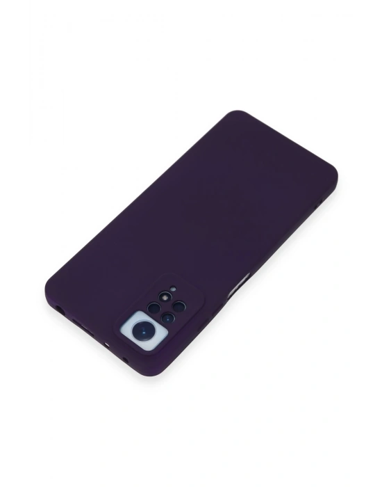 Newface Xiaomi Redmi Note 12 Pro 4G Kılıf Nano içi Kadife Silikon - Mor