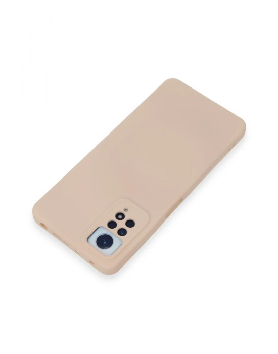 Newface Xiaomi Redmi Note 12 Pro 4G Kılıf Nano içi Kadife Silikon - Pudra